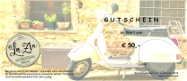 GUTSCHEIN € 50,- GUTSCHEIN € 50,-
