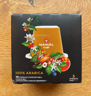 100% arabica capsule Manuel box