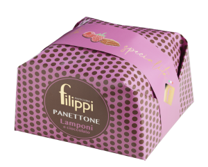panettone lampone e cioccolato fondente 500g
