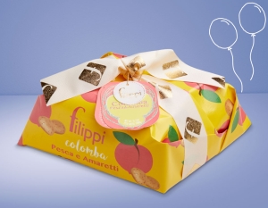 colomba pesche e amaretti 750gr