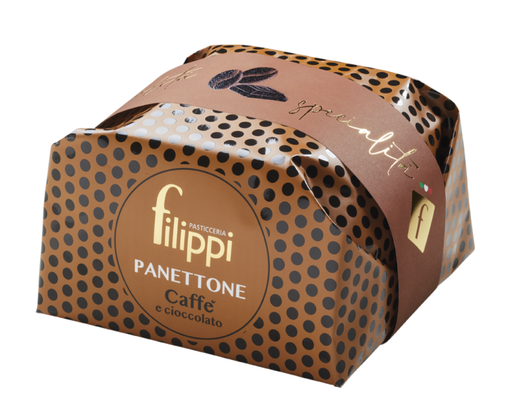 panettone caffè e cioccolato fondente 500g