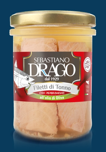 filetto di tonno con peperoncino 200g