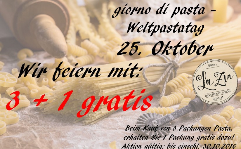 giorno di pasta – 25. ottobre